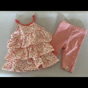 Super Cute Burt’s Bees Baby girl set.